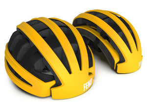 FEND Folding Bike Helmet - Matte Yellow